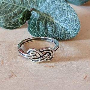 925 Sterling Silver Ring Braid Size 7 Women's Jewelry